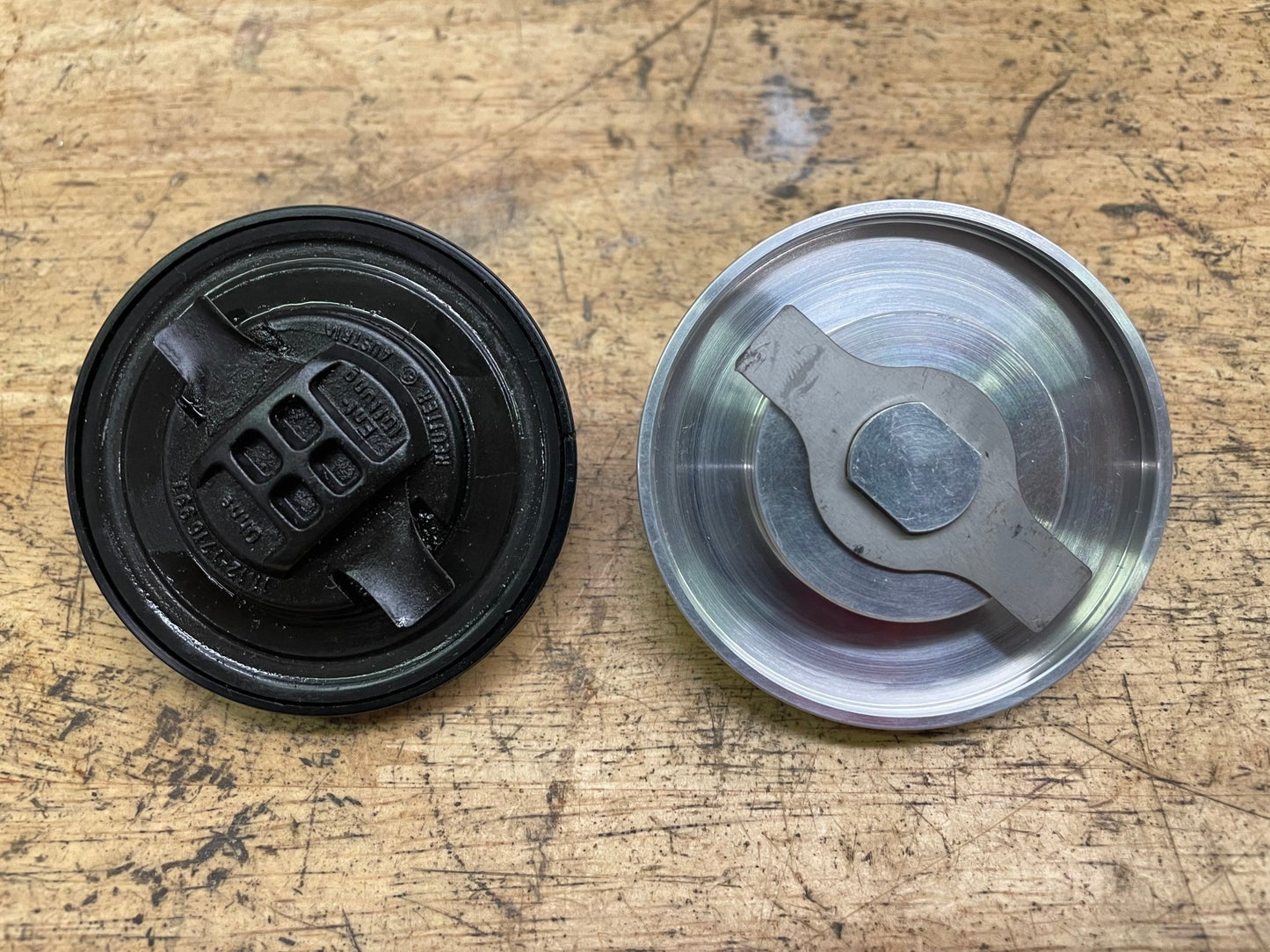 Machined Oil Filler Cap for Classic BMWs and other Engine Bay parts from Glen Racing